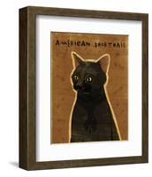 American Shorthair-John W^ Golden-Framed Art Print