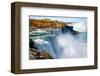 American Side Of Niagara Falls-null-Framed Art Print