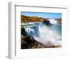 American Side Of Niagara Falls-null-Framed Art Print