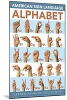 American Sign Language Classroom-Gerard Aflague Collection-Mounted Poster