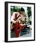 American Singer Prince (Prince Rogers Nelson) in the 80'S-null-Framed Photo