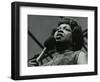 American Singer Sarah Vaughan at the Capital Radio Jazz Festival, Knebworth, Hertfordshire, 1981-Denis Williams-Framed Photographic Print