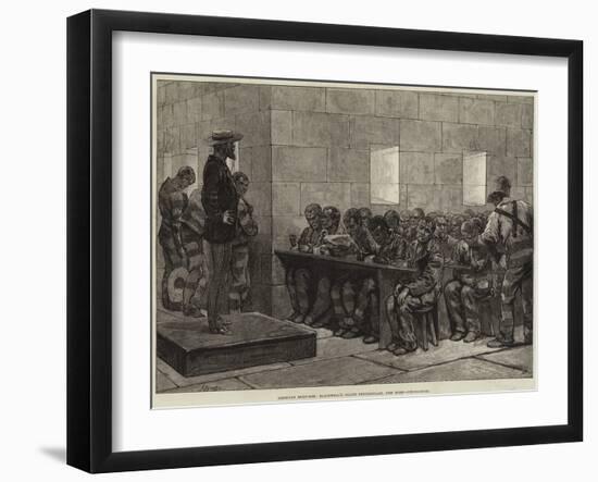 American Sketches, Blackwell's Island Penitentiary, New York, Dining-Room-Felix Regamey-Framed Giclee Print
