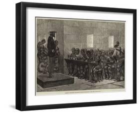 American Sketches, Blackwell's Island Penitentiary, New York, Dining-Room-Felix Regamey-Framed Giclee Print