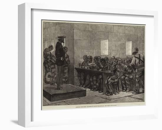 American Sketches, Blackwell's Island Penitentiary, New York, Dining-Room-Felix Regamey-Framed Giclee Print