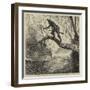 American Sketches, On the Scout, a Scene in the Backwoods-Arthur Boyd Houghton-Framed Giclee Print