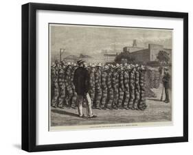 American Sketches, Prison Life on Blackwell's Island, No 1 Returning from Work-Felix Regamey-Framed Giclee Print