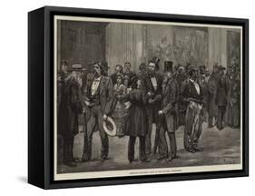 American Sketches, Scene in the Rotunda, Washington-Felix Regamey-Framed Stretched Canvas