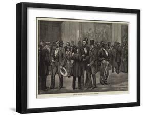 American Sketches, Scene in the Rotunda, Washington-Felix Regamey-Framed Giclee Print
