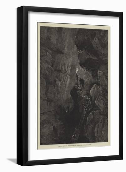 American Sketches, the Mammoth Cave of Kentucky, the Mammoth Dome-null-Framed Giclee Print