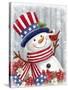 American Snowman-MAKIKO-Stretched Canvas