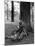 American Soldier and His English Girlfriend Kissing under a Tree in Hyde Park-Ralph Morse-Mounted Photographic Print