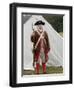 American Soldier at a Reenactment on the Yorktown Battlefield, Virginia-null-Framed Photographic Print