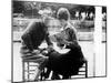 American Soldier Learning French with a French Woman, 1917-1918-null-Mounted Photo