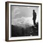 American Soldier Stands on the Hood of a Vehicle on the Ledo Road, Burma, July 1944-Bernard Hoffman-Framed Photographic Print