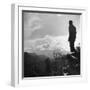 American Soldier Stands on the Hood of a Vehicle on the Ledo Road, Burma, July 1944-Bernard Hoffman-Framed Photographic Print