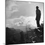 American Soldier Stands on the Hood of a Vehicle on the Ledo Road, Burma, July 1944-Bernard Hoffman-Mounted Photographic Print