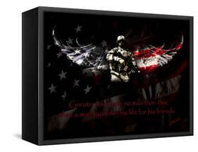 American Soldier-Jason Bullard-Framed Stretched Canvas