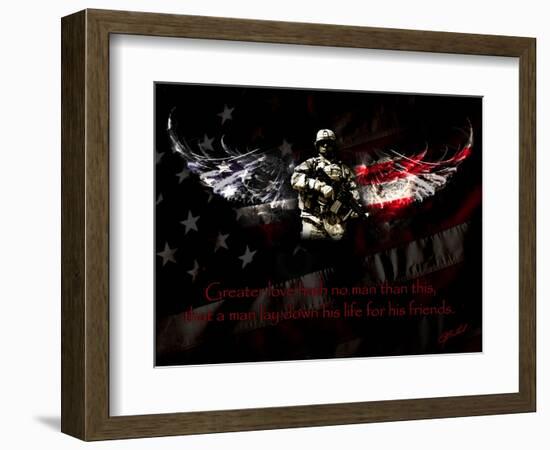 American Soldier-Jason Bullard-Framed Giclee Print