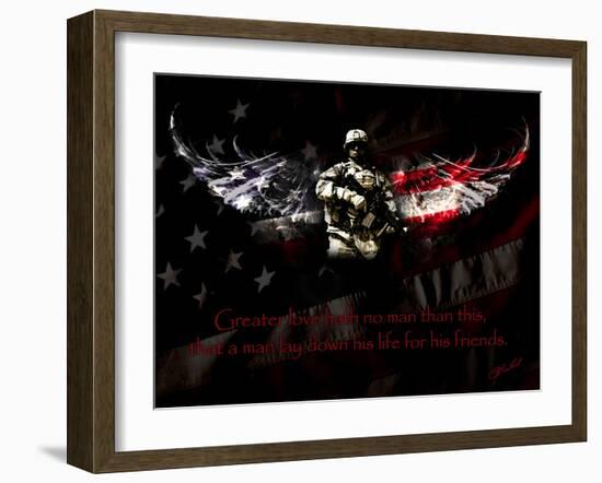 American Soldier-Jason Bullard-Framed Giclee Print