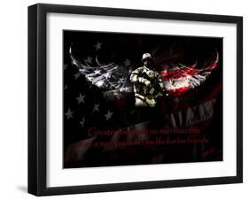 American Soldier-Jason Bullard-Framed Giclee Print