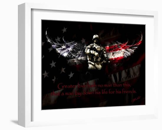 American Soldier-Jason Bullard-Framed Giclee Print