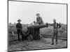 American Soldiers and Cannon During Philippine Insurrection-null-Mounted Photographic Print