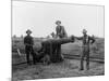 American Soldiers and Cannon During Philippine Insurrection-null-Mounted Photographic Print