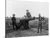 American Soldiers and Cannon During Philippine Insurrection-null-Stretched Canvas