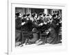 American Soldiers are Seen at Prayer During a Catholic Mass on Thanksgiving Day-null-Framed Photographic Print