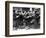 American Soldiers are Seen at Prayer During a Catholic Mass on Thanksgiving Day-null-Framed Photographic Print