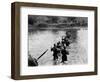 American Soldiers Crossing the Tuliahan River-null-Framed Photographic Print