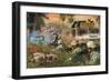 American Soldiers Firing on Iraqi Insurgents-null-Framed Giclee Print