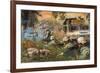 American Soldiers Firing on Iraqi Insurgents-null-Framed Giclee Print