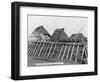 American Soldiers Firing Rifles During Philippine Insurrection-null-Framed Photographic Print