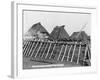 American Soldiers Firing Rifles During Philippine Insurrection-null-Framed Photographic Print