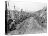 American Soldiers Kneeling on Side of Road in Okinawa-null-Stretched Canvas