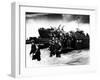 American Soldiers Landing in Normandy, France, 1944-null-Framed Photo