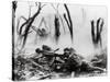 American Soldiers of 23rd Inf. Firing 37mm Machine Gun at German Positions, Argonne Forest, WWI-null-Stretched Canvas