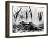 American Soldiers of 23rd Inf. Firing 37mm Machine Gun at German Positions, Argonne Forest, WWI-null-Framed Photographic Print