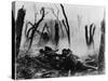 American Soldiers of 23rd Inf. Firing a 37-MM Gun at German Positions in the Argonne Forest, WWI-null-Stretched Canvas