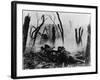 American Soldiers of 23rd Inf. Firing a 37-MM Gun at German Positions in the Argonne Forest, WWI-null-Framed Photographic Print