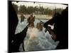 American Soldiers of 7th Marines Coming Ashore Cape Batangan While under Fire During Vietnam War-Paul Schutzer-Mounted Photographic Print