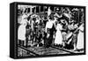 American Soldiers of the 62nd Regiment Kiss the Girls Goodbye as They Leave for Europe, August 1917-American Photographer-Framed Stretched Canvas