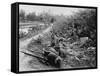 American Soldiers on Maneuvers During the Philippine Insurrection-null-Framed Stretched Canvas