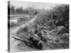 American Soldiers on Maneuvers During the Philippine Insurrection-null-Stretched Canvas