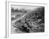 American Soldiers on Maneuvers During the Philippine Insurrection-null-Framed Photographic Print