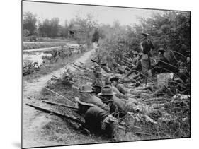 American Soldiers on Maneuvers During the Philippine Insurrection-null-Mounted Photographic Print