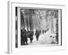 American soldiers on their tay to cut Off St. Vith Houffalize Road in Belgium, During WWII-Richard A^ Massenge-Framed Photographic Print