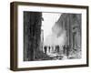 American Soldiers on War Torn Street of Messina-null-Framed Photographic Print